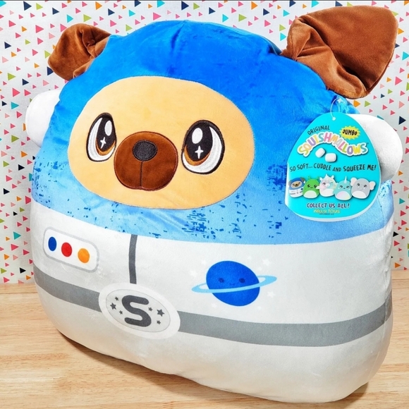 Squishmallow Daryl the Astronaut Dog 16" UltraSoft Outerspace Toy Plush NWT - Picture 6 of 12